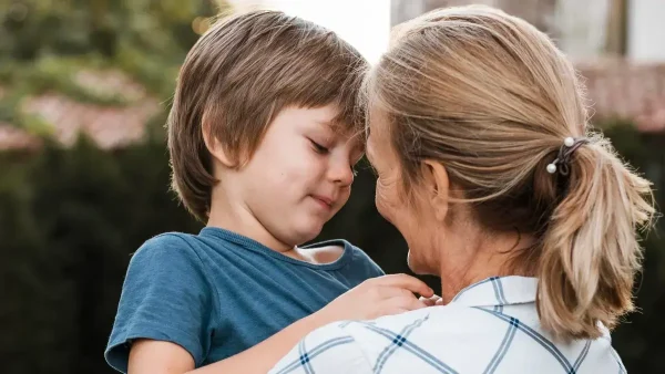 Madre con su hijo