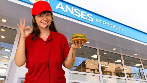 Trabajadora de McDonalds en Anses