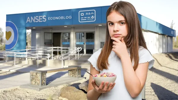 Niña de la Tarjeta Alimentar en Anses