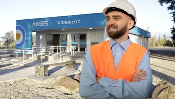 Trabajador riendo en Anses