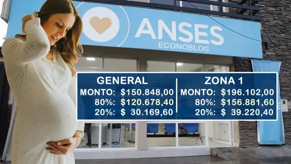 Asignación por embarazo en agosto