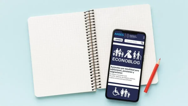 Teléfono celular en Anses