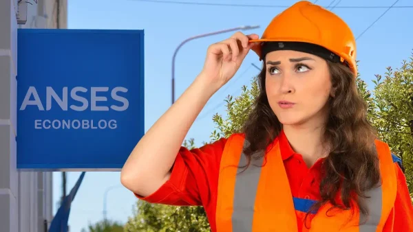 Trabajadora preocupada en Anses