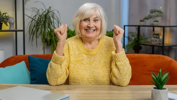Jubilada contenta