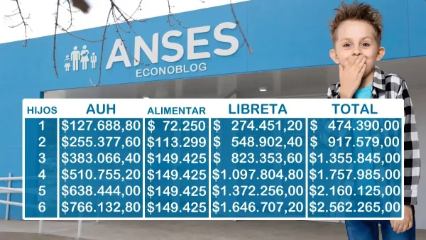 AUH con Libreta en noviembre