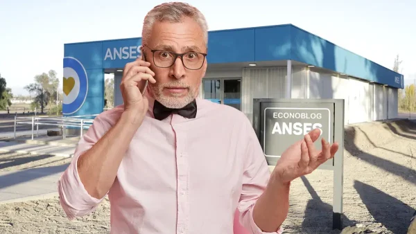 Jubilado pensando en Anses