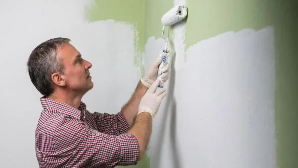 Pintor trabajando