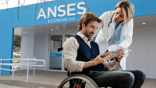 Titular de PNC con su médico en Anses