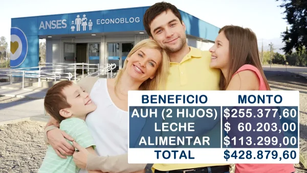 Montos para familia tipo